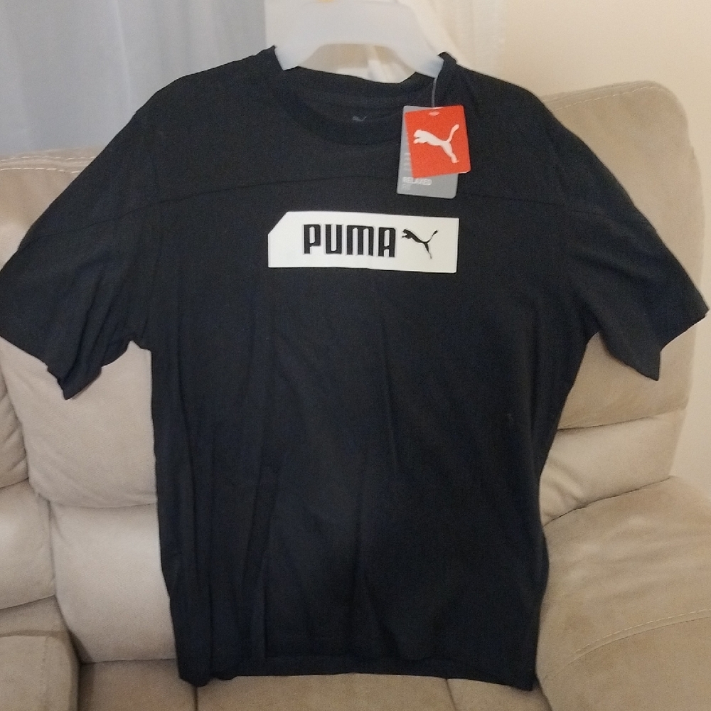 PUMA Men's Classic Black Tee